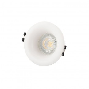 DK3024-WH Встраиваемый светильник, IP 20, 10 Вт, GU5.3, LED, белый, пластик в Чайковском - chaykovskiy.ok-mebel.com | фото