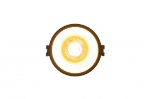 DK3026-BG Встраиваемый светильник, IP 20, 10 Вт, GU5.3, LED, черный/золотой, пластик в Чайковском - chaykovskiy.ok-mebel.com | фото 2