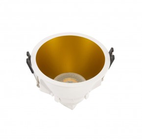 DK3026-WG Встраиваемый светильник, IP 20, 10 Вт, GU5.3, LED, белый/золотой, пластик в Чайковском - chaykovskiy.ok-mebel.com | фото 2