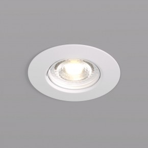 DK3028-WH Встраиваемый светильник, IP 20, 10 Вт, GU5.3, LED, белый, пластик в Чайковском - chaykovskiy.ok-mebel.com | фото