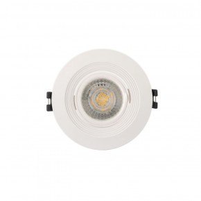 DK3029-WH Встраиваемый светильник, IP 20, 10 Вт, GU5.3, LED, белый, пластик в Чайковском - chaykovskiy.ok-mebel.com | фото