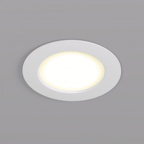 DK3046-WH Встраиваемый светильник, IP 20, 5Вт, LED, белый, пластик в Чайковском - chaykovskiy.ok-mebel.com | фото