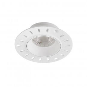 DK3055-WH Встраиваемый светильник, IP 20, 10 Вт, GU5.3, LED, белый, пластик в Чайковском - chaykovskiy.ok-mebel.com | фото