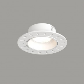 DK3055-WH Встраиваемый светильник, IP 20, 10 Вт, GU5.3, LED, белый, пластик в Чайковском - chaykovskiy.ok-mebel.com | фото