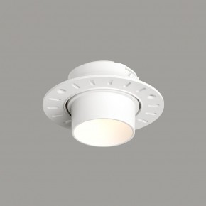DK3056-WH Встраиваемый светильник под шпатлевку, IP20, до 15 Вт, LED, GU5,3, белый, пластик в Чайковском - chaykovskiy.ok-mebel.com | фото