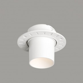DK3057-WH Встраиваемый светильник под шпатлевку, IP20, до 15 Вт, LED, GU5,3, белый, пластик в Чайковском - chaykovskiy.ok-mebel.com | фото