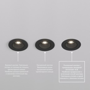 DK3061-BBR Встраиваемый светильник, IP 20, 10 Вт, GU5.3, LED, черный/бронзовый, пластик в Чайковском - chaykovskiy.ok-mebel.com | фото 4