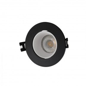 DK3061-BK+WH Встраиваемый светильник, IP 20, 10 Вт, GU5.3, LED, черный/белый, пластик в Чайковском - chaykovskiy.ok-mebel.com | фото
