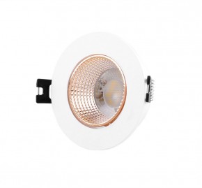 DK3061-WBR Встраиваемый светильник, IP 20, 10 Вт, GU5.3, LED, белый/бронзовый, пластик в Чайковском - chaykovskiy.ok-mebel.com | фото