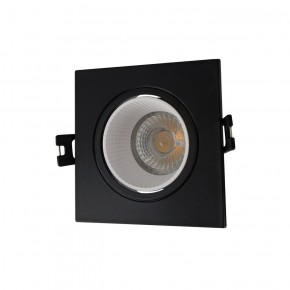 DK3071-BK+WH Встраиваемый светильник, IP 20, 10 Вт, GU5.3, LED, черный/белый, пластик в Чайковском - chaykovskiy.ok-mebel.com | фото