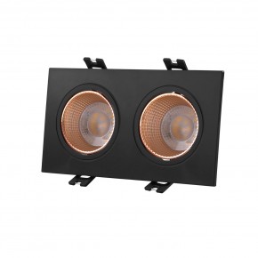 DK3072-BBR Встраиваемый светильник, IP 20, 10 Вт, GU5.3, LED, черный/бронзовый, пластик в Чайковском - chaykovskiy.ok-mebel.com | фото