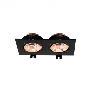 DK3072-BBR Встраиваемый светильник, IP 20, 10 Вт, GU5.3, LED, черный/бронзовый, пластик в Чайковском - chaykovskiy.ok-mebel.com | фото 2