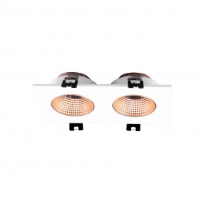 DK3072-WBR Встраиваемый светильник, IP 20, 10 Вт, GU5.3, LED, белый/бронзовый, пластик в Чайковском - chaykovskiy.ok-mebel.com | фото 2