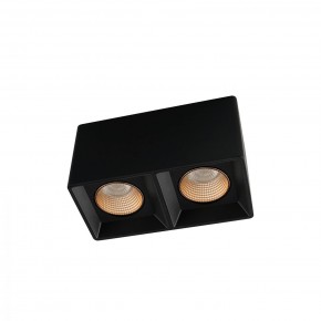 DK3085-BK+BR Светильник накладной IP 20, 10 Вт, GU5.3, LED, черный/бронзовый, пластик в Чайковском - chaykovskiy.ok-mebel.com | фото