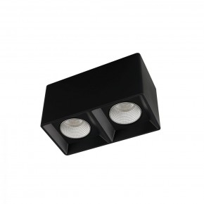 DK3085-BK+CH Светильник накладной IP 20, 10 Вт, GU5.3, LED, черный/хром, пластик в Чайковском - chaykovskiy.ok-mebel.com | фото