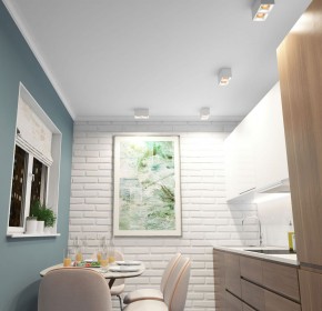 DK3085-WH+BR Светильник накладной IP 20, 10 Вт, GU5.3, LED, белый/бронзовый, пластик в Чайковском - chaykovskiy.ok-mebel.com | фото 2
