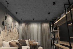 DK3090-BK+CH Светильник накладной IP 20, 10 Вт, GU5.3, LED, черный/хром, пластик в Чайковском - chaykovskiy.ok-mebel.com | фото 2