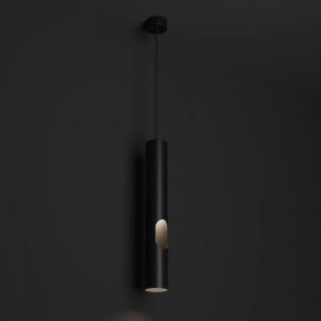 DK4045-BK Подвесной светильник, с декоративным вырезом, IP 20, до 15 Вт, LED, GU10, черный, алюминий в Чайковском - chaykovskiy.ok-mebel.com | фото 2