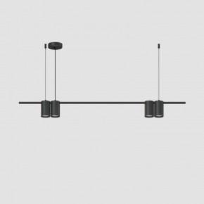 DK4061-BK Подвесной светильник ORBIT, IP20, 4xGU10 LED до 15 Вт, черный матовый, алюминий в Чайковском - chaykovskiy.ok-mebel.com | фото 2