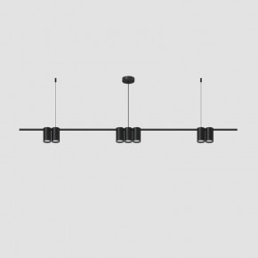 DK4063-BK Подвесной светильник ORBIT, IP20, 7xGU10 LED до 15 Вт, черный матовый, алюминий в Чайковском - chaykovskiy.ok-mebel.com | фото 2