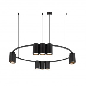 DK4065-BK Подвесной светильник ORBIT, IP20, 10xGU10 LED до 15 Вт, черный матовый, алюминий в Чайковском - chaykovskiy.ok-mebel.com | фото 3