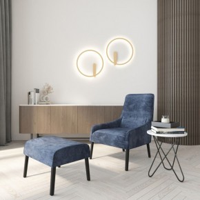 DK5035-SG Бра ROUND со светодиодом, IP20, 24W, 3000/4000/6500K, матовое золото, алюминий в Чайковском - chaykovskiy.ok-mebel.com | фото 7