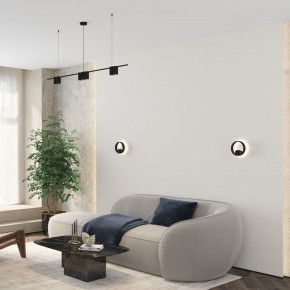 DK5060-BK Бра ORBIT, IP20, 3000К, LED, 10 Вт, черный матовый, алюминий в Чайковском - chaykovskiy.ok-mebel.com | фото 5