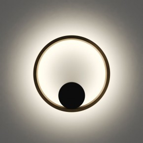 DK5060-BK+SG Бра ORBIT, IP20, 3000К, LED, 10 Вт, черный + сатинированное золото, алюминий в Чайковском - chaykovskiy.ok-mebel.com | фото 4