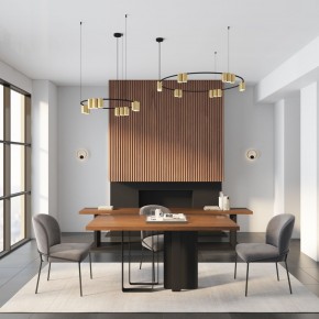 DK5060-BK+SG Бра ORBIT, IP20, 3000К, LED, 10 Вт, черный + сатинированное золото, алюминий в Чайковском - chaykovskiy.ok-mebel.com | фото 6