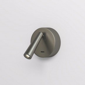 DK5072-DN Бра SHINE WALL со светодиодом, D104*H68, IP20, 3000К, 3W, RA?90, темный никель, алюминий в Чайковском - chaykovskiy.ok-mebel.com | фото