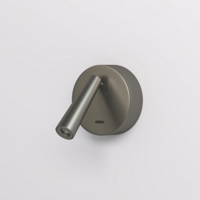 DK5072-DN Бра SHINE WALL со светодиодом, D104*H68, IP20, 3000К, 3W, RA?90, темный никель, алюминий в Чайковском - chaykovskiy.ok-mebel.com | фото 2