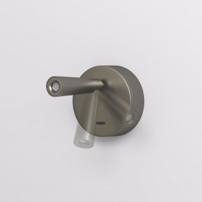 DK5072-DN Бра SHINE WALL со светодиодом, D104*H68, IP20, 3000К, 3W, RA?90, темный никель, алюминий в Чайковском - chaykovskiy.ok-mebel.com | фото 3