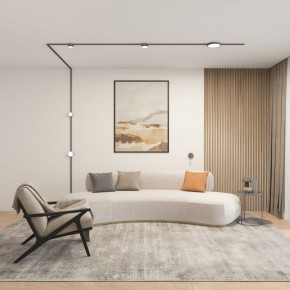 DK5072-DN Бра SHINE WALL со светодиодом, D104*H68, IP20, 3000К, 3W, RA?90, темный никель, алюминий в Чайковском - chaykovskiy.ok-mebel.com | фото 5