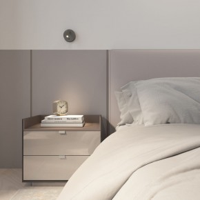 DK5072-DN Бра SHINE WALL со светодиодом, D104*H68, IP20, 3000К, 3W, RA?90, темный никель, алюминий в Чайковском - chaykovskiy.ok-mebel.com | фото 9