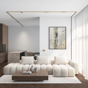 DK5072-SB Бра SHINE WALL со светодиодом, D104*H68, IP20, 3000К, 3W, RA?90, сатинированная латунь, алюминий в Чайковском - chaykovskiy.ok-mebel.com | фото 6