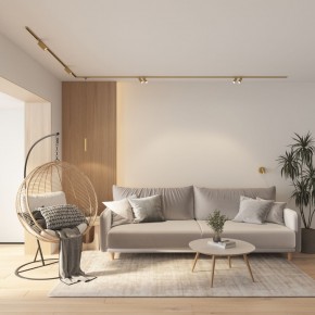 DK5072-SB Бра SHINE WALL со светодиодом, D104*H68, IP20, 3000К, 3W, RA?90, сатинированная латунь, алюминий в Чайковском - chaykovskiy.ok-mebel.com | фото 8