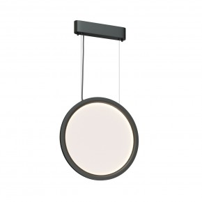 DK6604-BK Подвесной вертикальный светильник Veil со светодиодом H1500 d450 220V 36W 3000-6000K IP20 черный алюминий в Чайковском - chaykovskiy.ok-mebel.com | фото 3