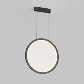 DK6606-BK Подвесной вертикальный светильник Veil со светодиодом H1700 d600 220V 48W 3000-6000K IP20 черный алюминий в Чайковском - chaykovskiy.ok-mebel.com | фото