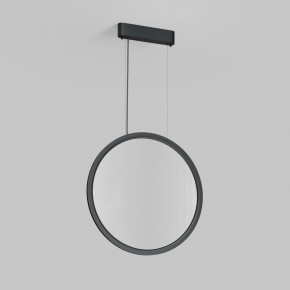 DK6606-BK Подвесной вертикальный светильник Veil со светодиодом H1700 d600 220V 48W 3000-6000K IP20 черный алюминий в Чайковском - chaykovskiy.ok-mebel.com | фото 2