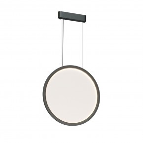 DK6606-BK Подвесной вертикальный светильник Veil со светодиодом H1700 d600 220V 48W 3000-6000K IP20 черный алюминий в Чайковском - chaykovskiy.ok-mebel.com | фото 5