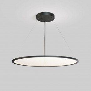 DK6620-BK Подвесной горизонтальный светильник Veil со светодиодом H900 d1000 220V 82W 3000-6000K IP20 черный алюминий в Чайковском - chaykovskiy.ok-mebel.com | фото