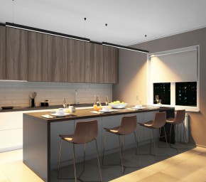 DK9153-BK Линейный светильник 42W 1500mm 3000K, черный в Чайковском - chaykovskiy.ok-mebel.com | фото 7
