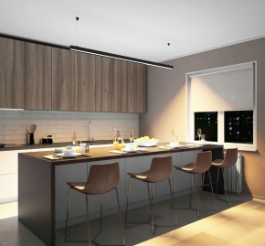 DK9203-BK Линейный светильник 52W 2000mm 3000K, черный в Чайковском - chaykovskiy.ok-mebel.com | фото 5