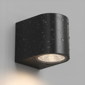 DK9790-BK Настенный уличный светильник NARVIK, IP44, GU10 LED, до 15 Вт, черный, алюминий в Чайковском - chaykovskiy.ok-mebel.com | фото 3