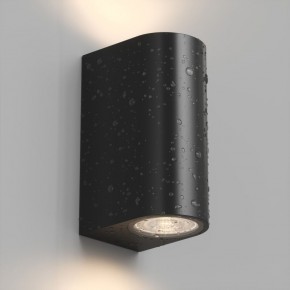 DK9791-BK Настенный уличный светильник NARVIK, IP44, 2хGU10 LED, до 15 Вт, черный, алюминий в Чайковском - chaykovskiy.ok-mebel.com | фото 3