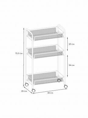 Э 322 С Этажерка "Ладья 2К" Серый в Чайковском - chaykovskiy.ok-mebel.com | фото 2