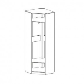 ЭЛАНА Прихожая (модульная) Дуб сонома в Чайковском - chaykovskiy.ok-mebel.com | фото 5