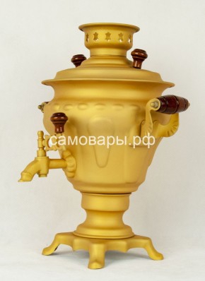Электрический самовар "Русское золото" матовая груша на 2 литра (Ограниченная серия) в Чайковском - chaykovskiy.ok-mebel.com | фото