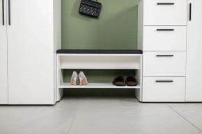 ЭЙР прихожая (модульная) Белый Шагрень в Чайковском - chaykovskiy.ok-mebel.com | фото 23
