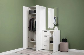 ЭЙР прихожая (модульная) Белый Шагрень в Чайковском - chaykovskiy.ok-mebel.com | фото 24